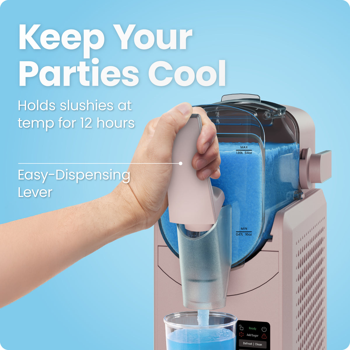 Slush-Ease® MAX Slushy Machine - Pink