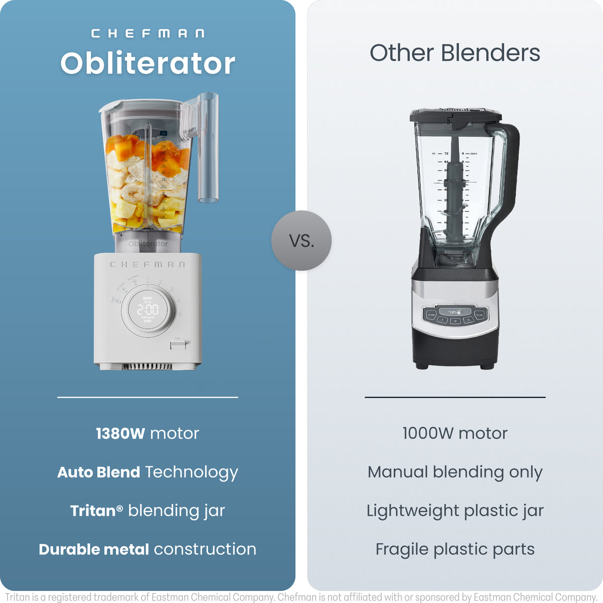 Obliterator® 48oz Power Blender + Travel Jar - Concrete