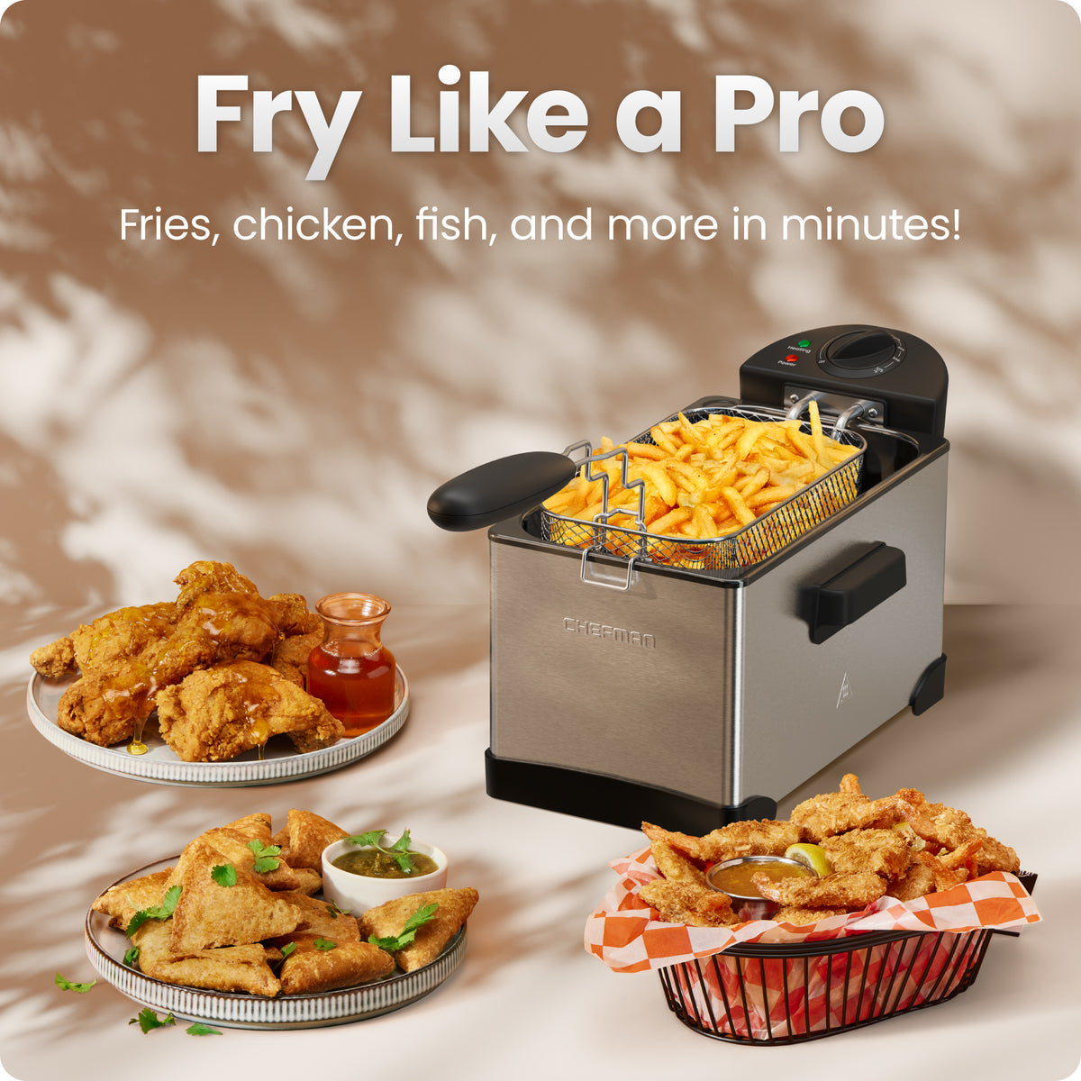 Fry Guy™ Pro 3 Quart Deep Fryer