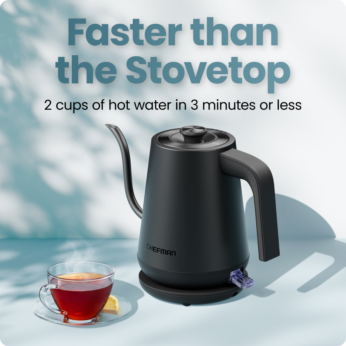 Fast-Boil™ 0.8L Gooseneck Kettle