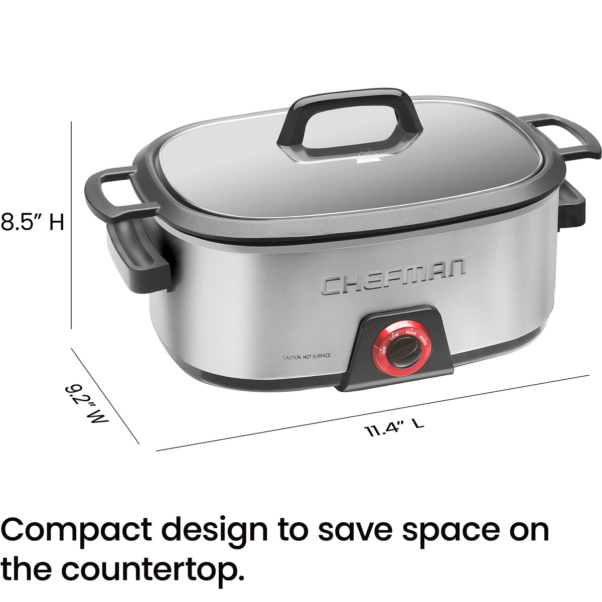Family-Sized 6 Qt. Slow Cooker