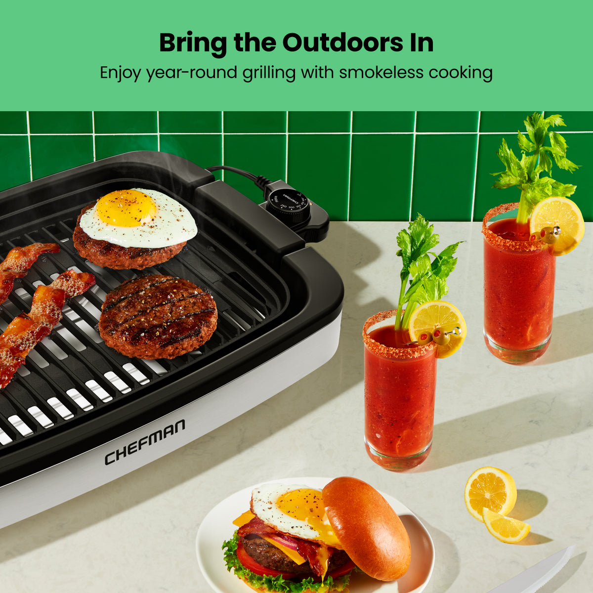 Smokeless Indoor Grill - Stainless Steel