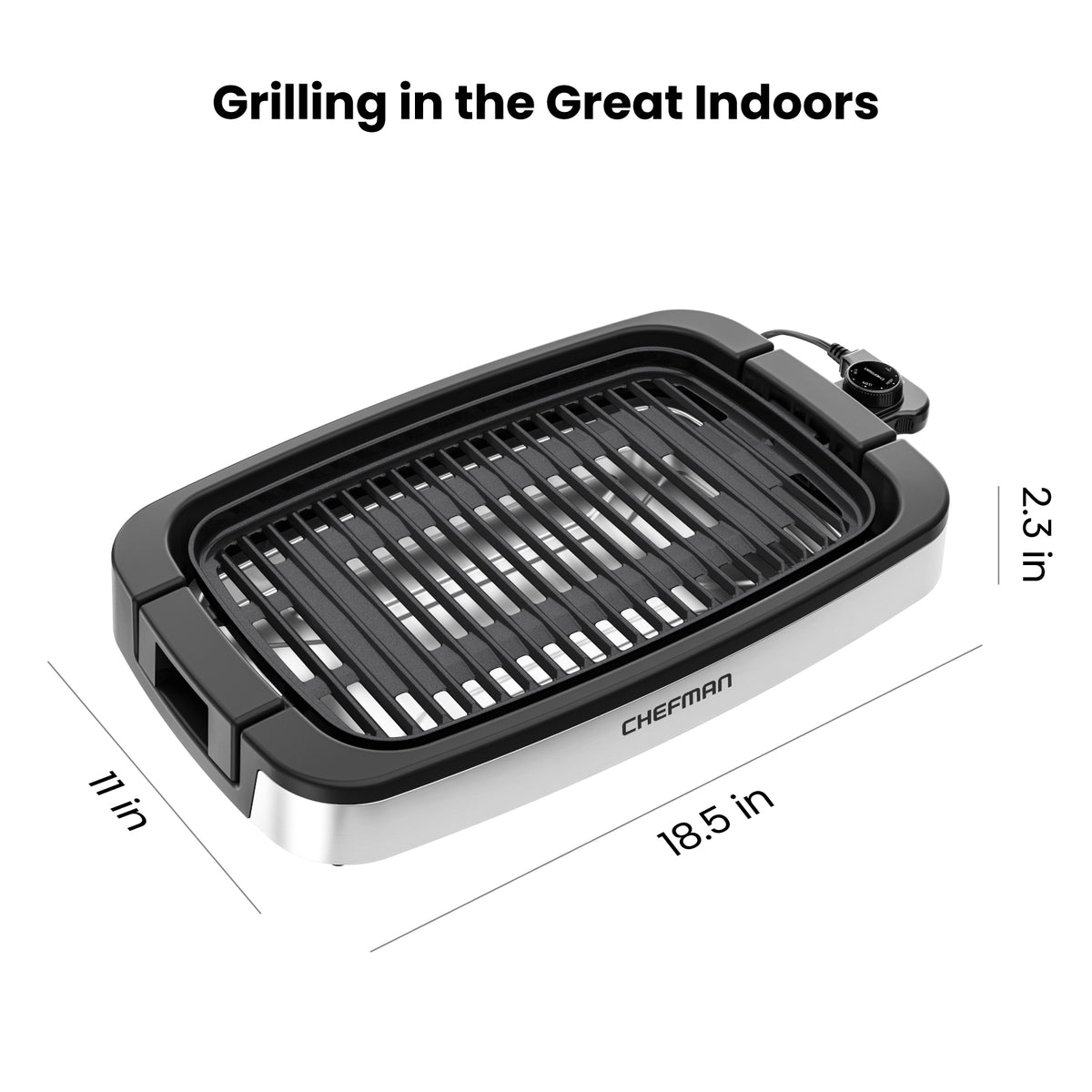 Smokeless Indoor Grill - Stainless Steel