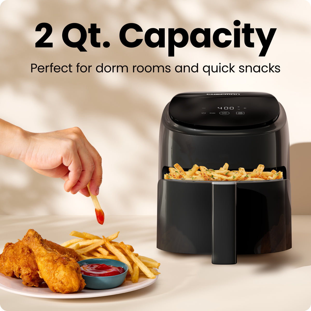 TurboFry® 2-Quart Digital Air Fryer