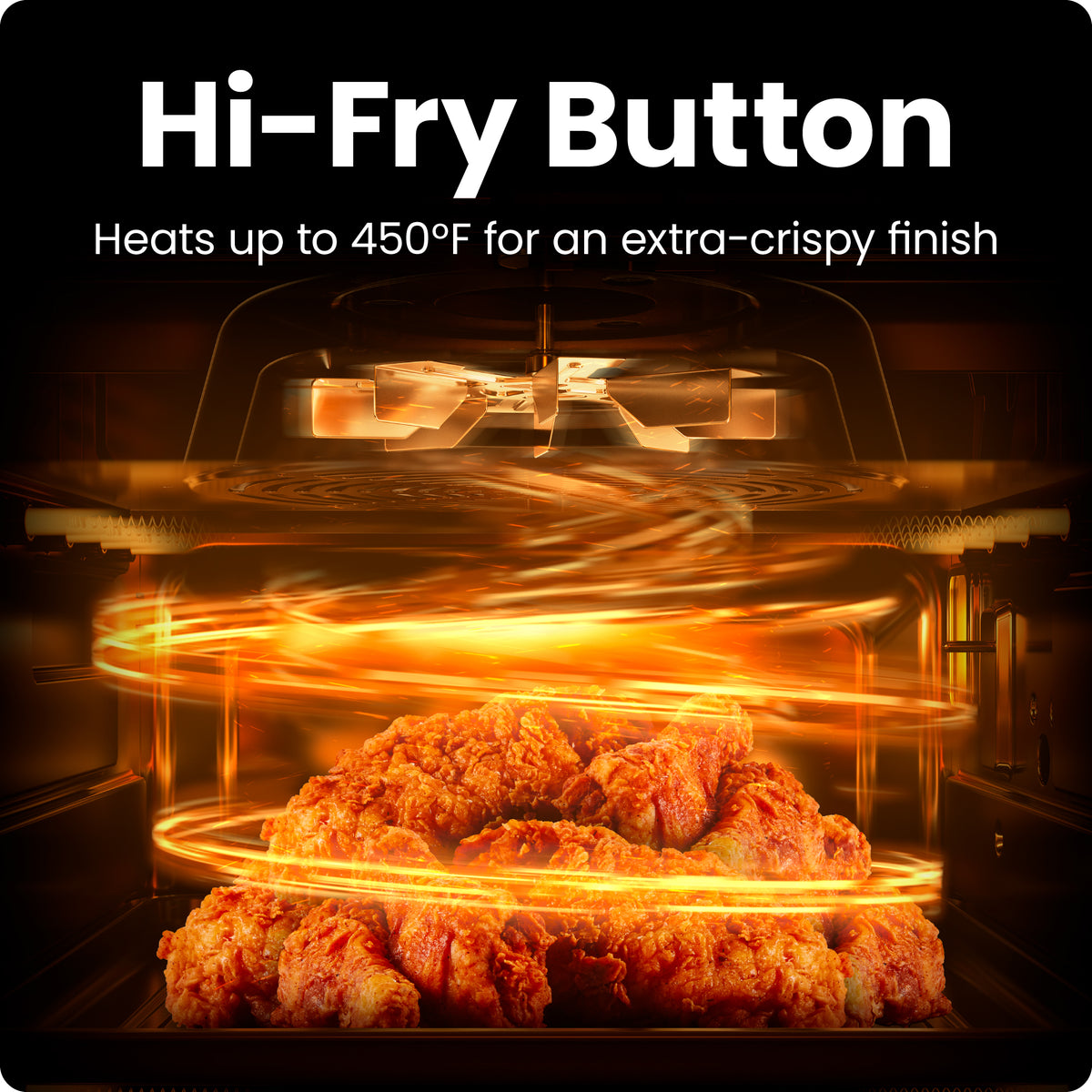 Freidora de aire digital TurboFry® Touch de 4 cuartos