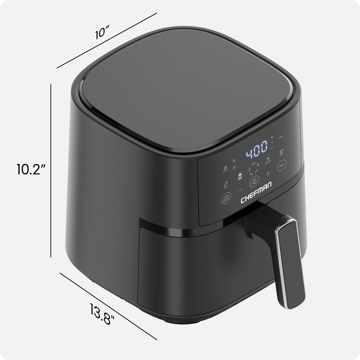 Freidora de aire digital TurboFry® Touch de 4 cuartos