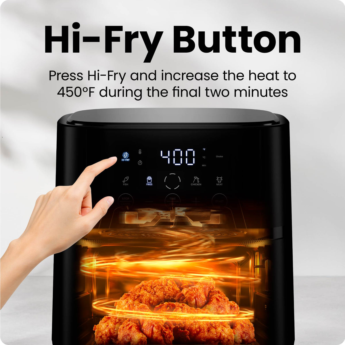 TurboFry® Touch 4-Quart Easy-View Air Fryer