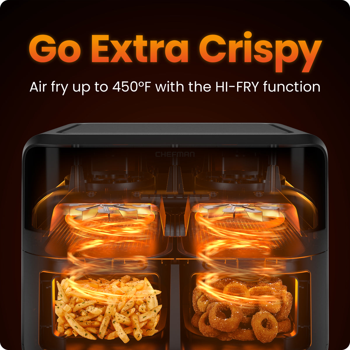 TurboFry® Touch 6 Qt. Dual-Window Air Fryer