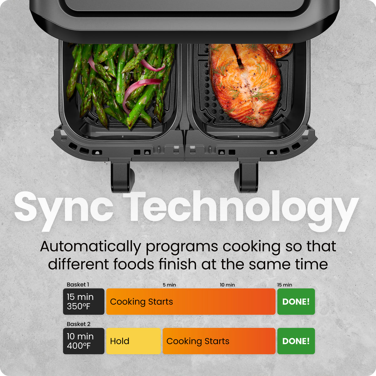 TurboFry® Touch 6 Qt. Dual-Window Air Fryer