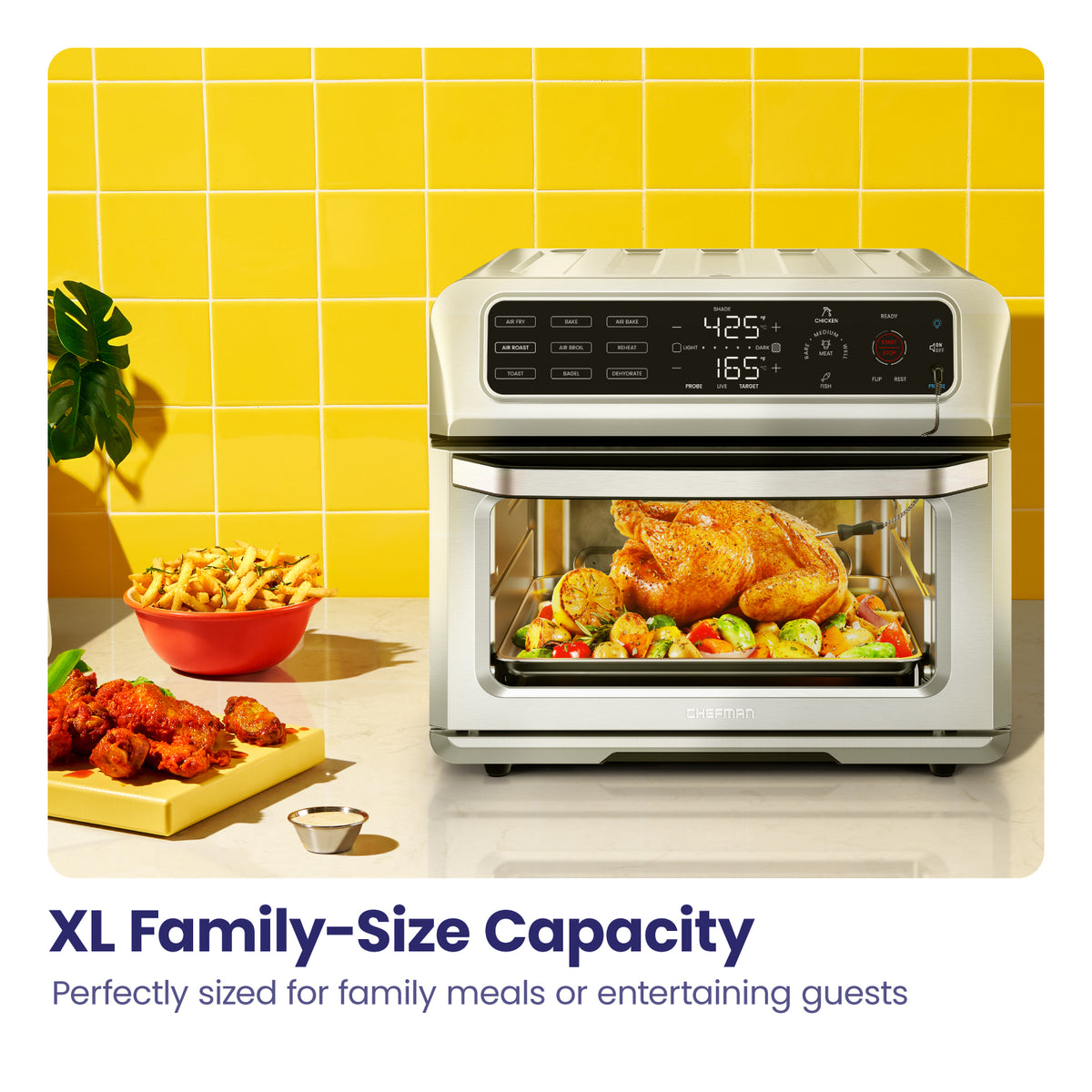 Horno + freidora de aire ExacTemp™ Chefman