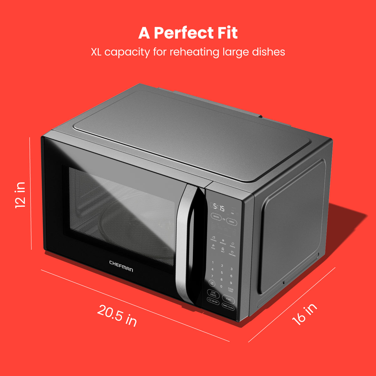 MicroCrisp® Countertop 1.1 Cu. Ft. Digital Microwave Oven
