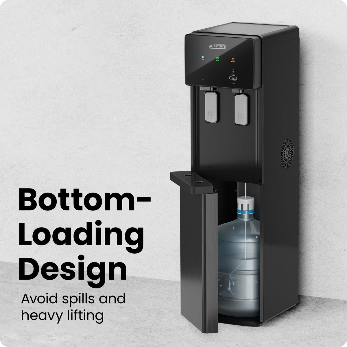 Bottom-Loading Ice Maker & Water Dispenser