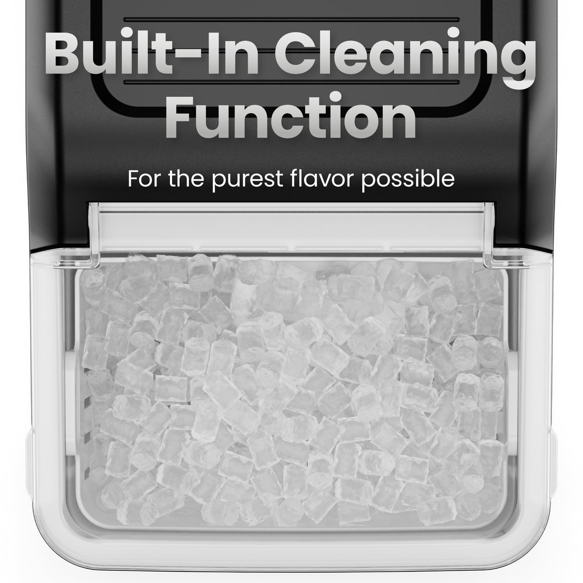 Compact Nugget Ice Maker - Black