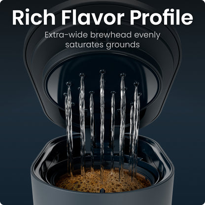 Caffeinator® 14-Cup Programmable Coffee Maker - Midnight