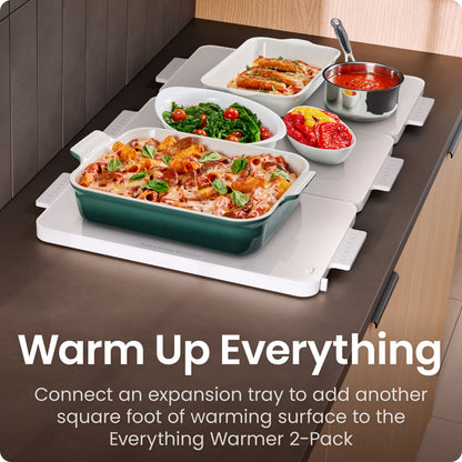 Everything Warmer™ Expanding Warming Tray, One Expansion Tray (Primary Tray Sold Separately)