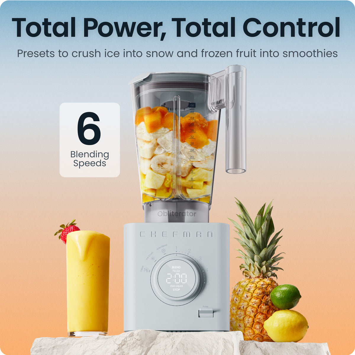 Obliterator® 48 oz Power Blender - Concrete
