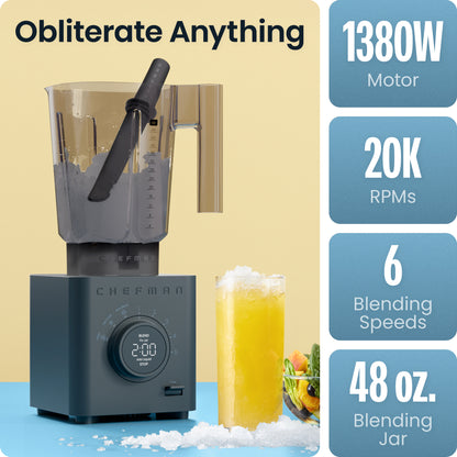 Obliterator® 48 oz Power Blender - Midnight