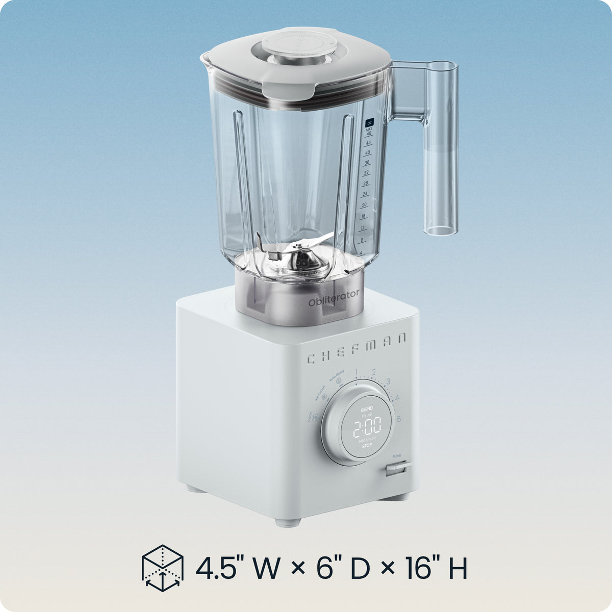 Obliterator® 48oz Power Blender + Travel Jar - Concrete