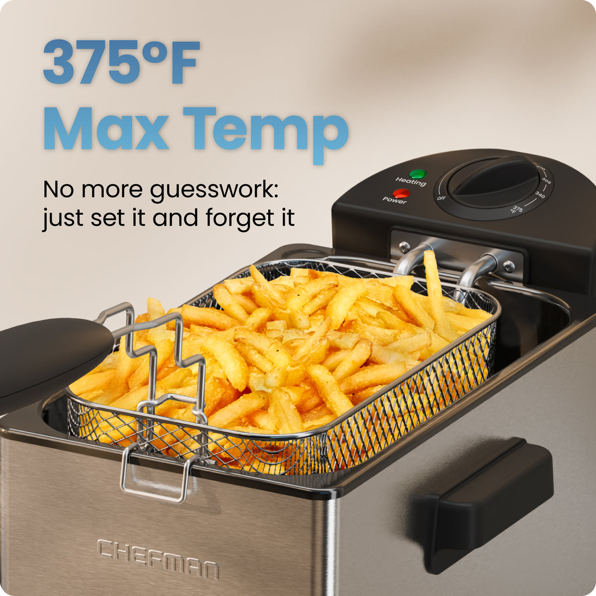 Fry Guy™ Pro 3 Quart Deep Fryer
