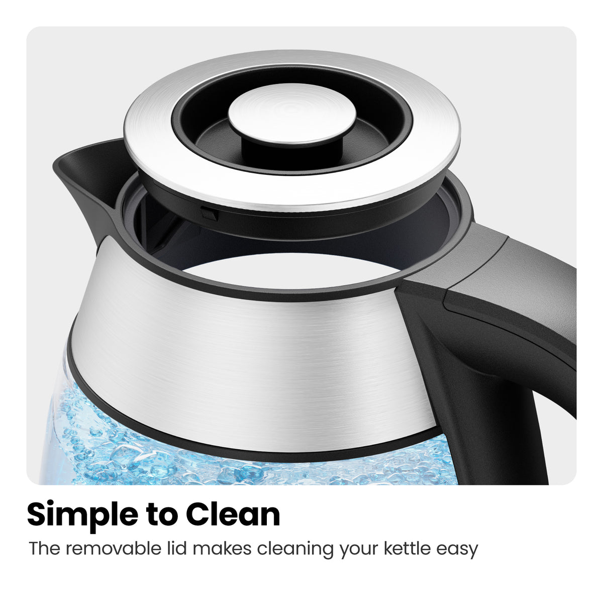 Fast-Boil™ 1.2L Electric Kettle with Tea Infuser