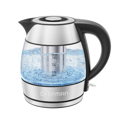 Fast-Boil™ 1.2L Electric Kettle with Tea Infuser