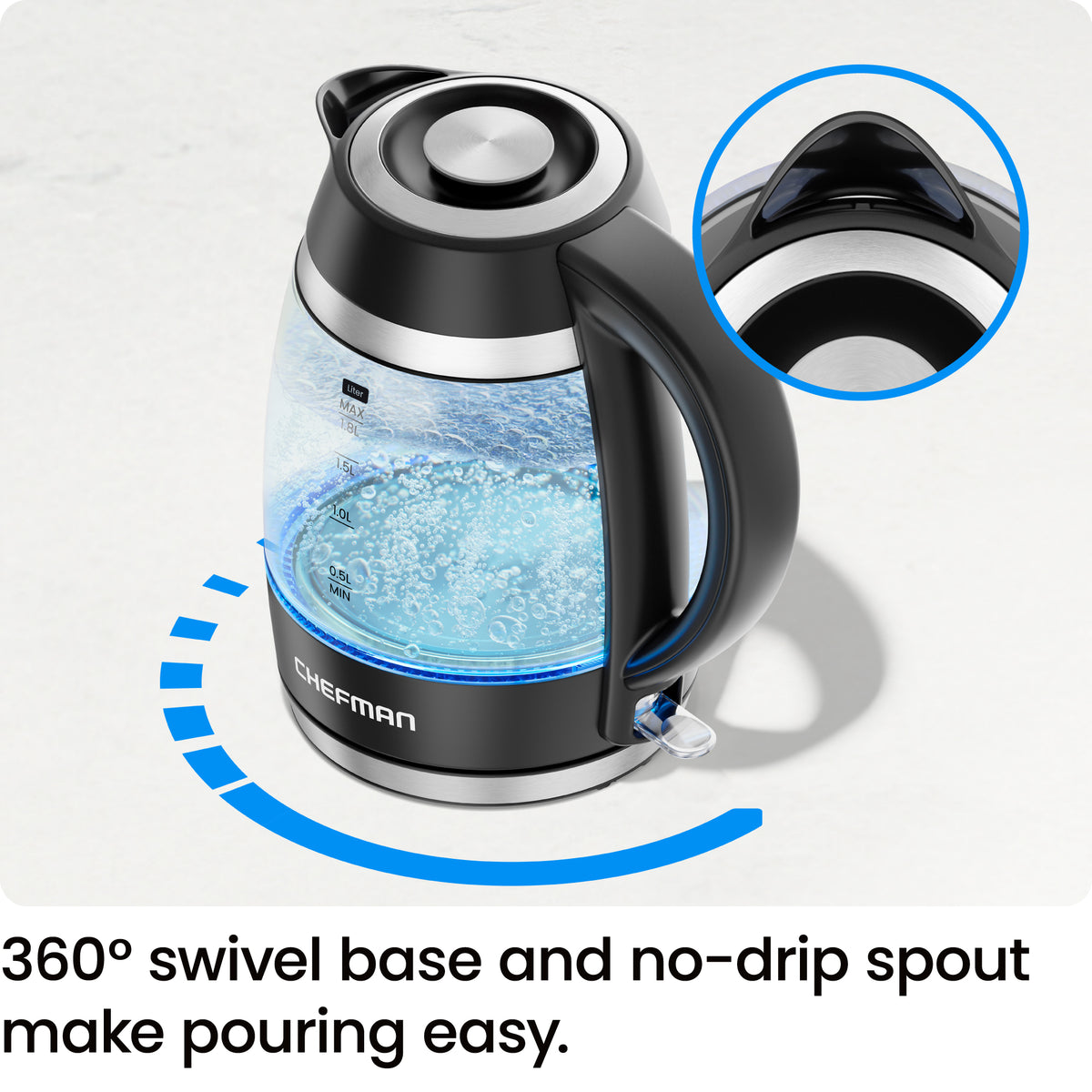 Fast-Boil™ 1.8L Electric Kettle