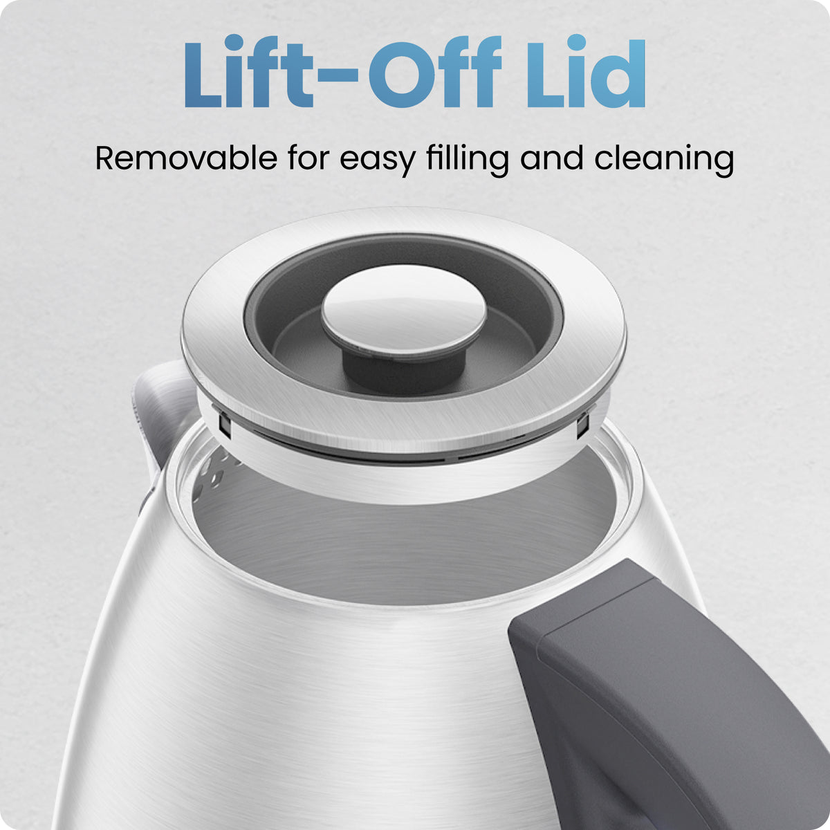 1.8 Liter Electric Kettle w/ Lift-Out Lid