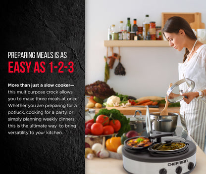 Triple Slow Cooker
