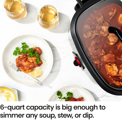 Family-Sized 6 Qt. Slow Cooker