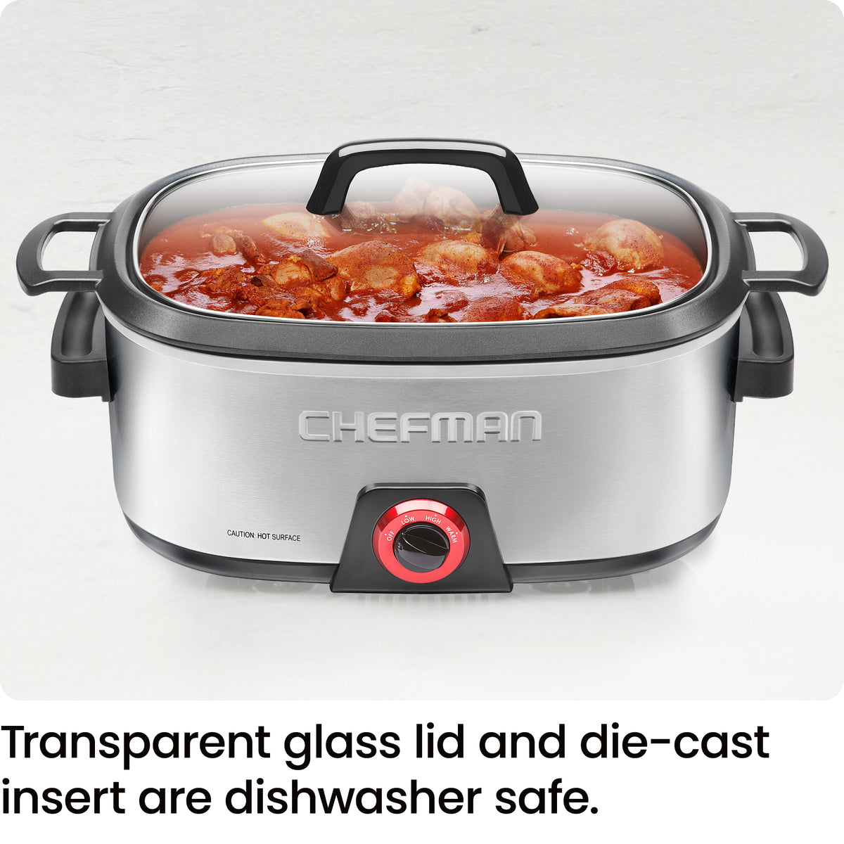 Family-Sized 6 Qt. Slow Cooker