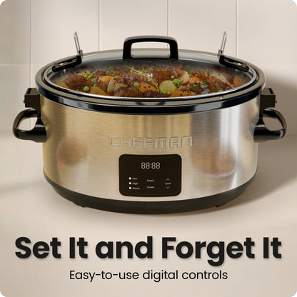 7 Qt. Slow Cooker with Locking Lid