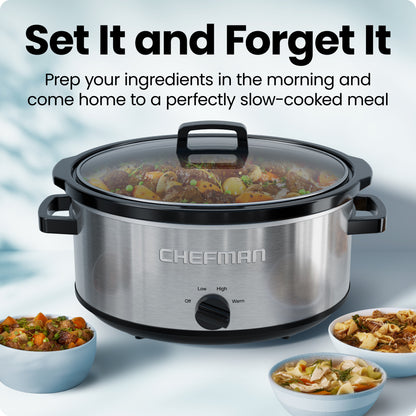 7-Quart Stainless Steel Slow Cooker