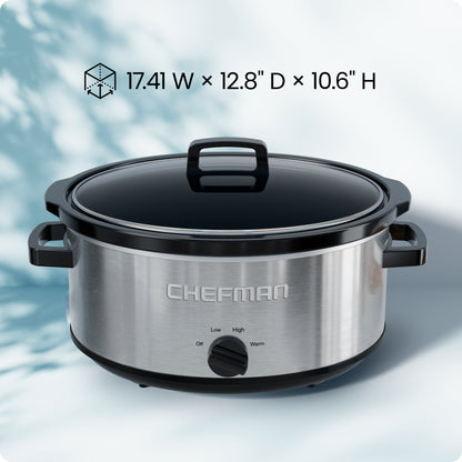 7-Quart Stainless Steel Slow Cooker