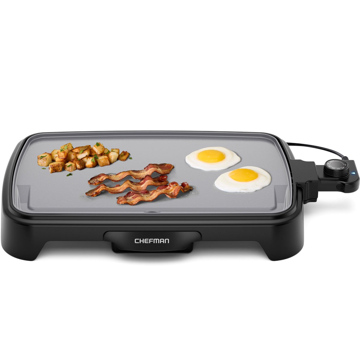 All-Purpose 10" x 16" Nonstick Griddle, Grey
