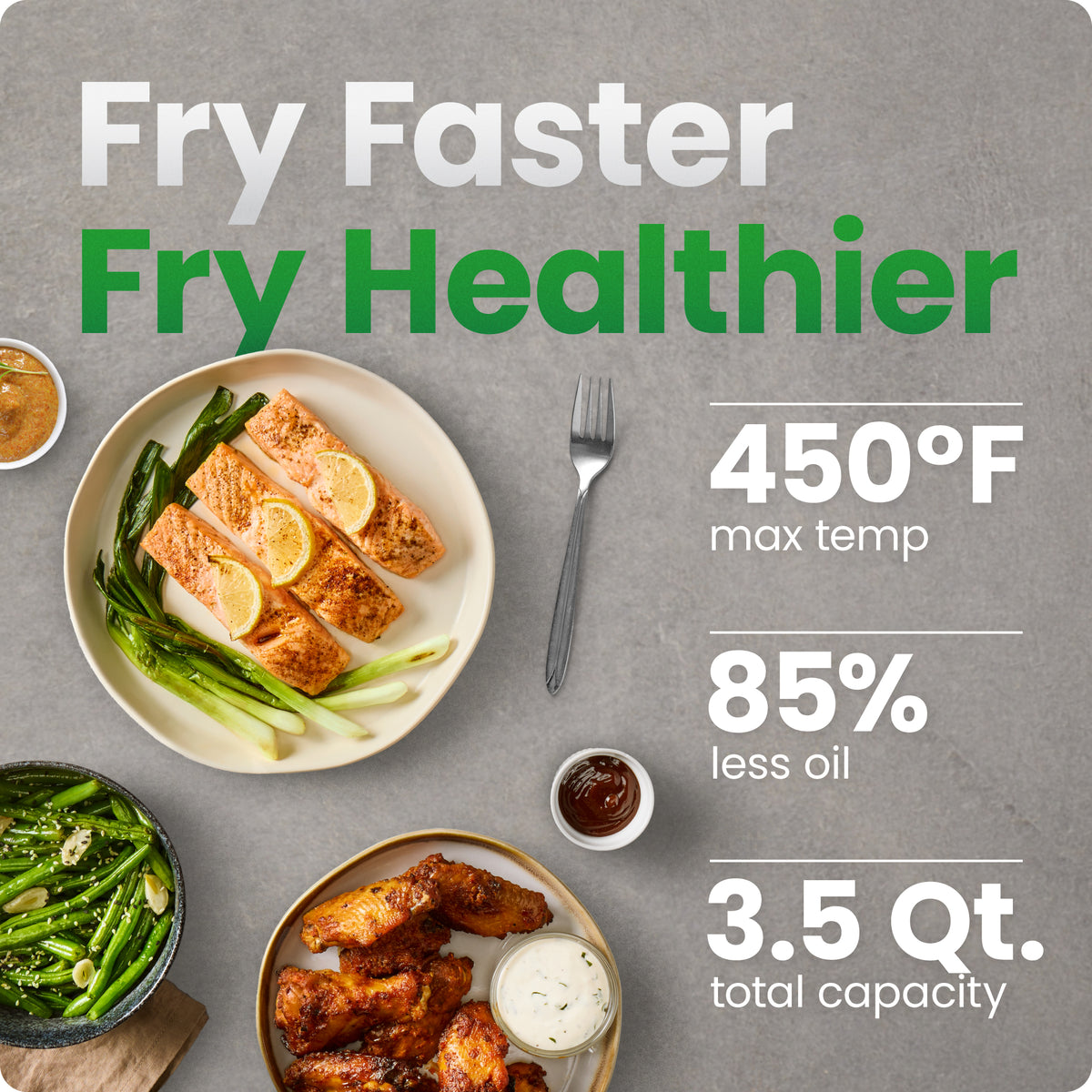 TurboFry® 3-in-1 Air Fryer 3.5 Qt