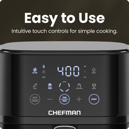 TurboFry® Touch 4-Quart Easy-View Air Fryer