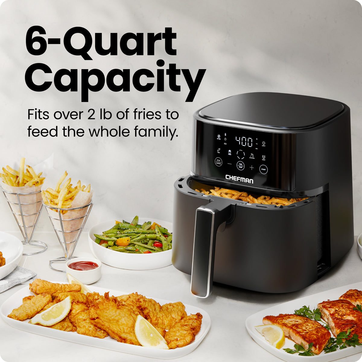 TurboFry® Touch 6 Qt. Digital Air Fryer