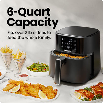 TurboFry® Touch 6 Qt. Digital Air Fryer