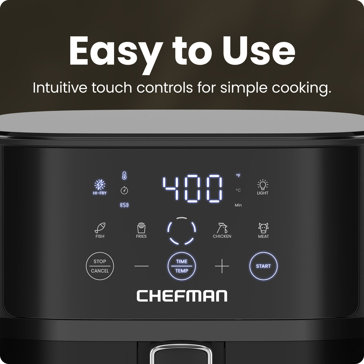 TurboFry® Touch 6-Quart Easy-View Air Fryer