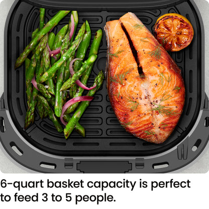 TurboFry® Touch 6 Qt Easy-View Air Fryer