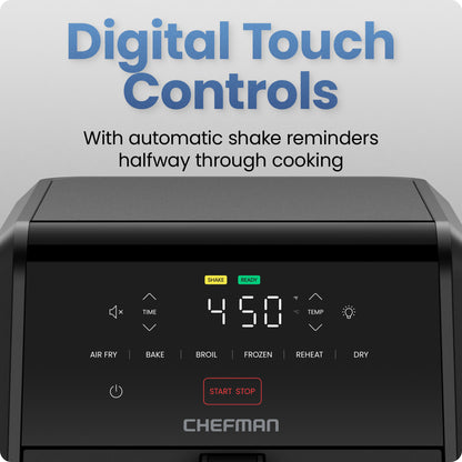 Freidora de aire digital TurboFry® de 7 cuartos
