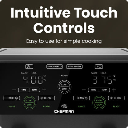 TurboFry® Touch 6 Qt. Dual-Window Air Fryer