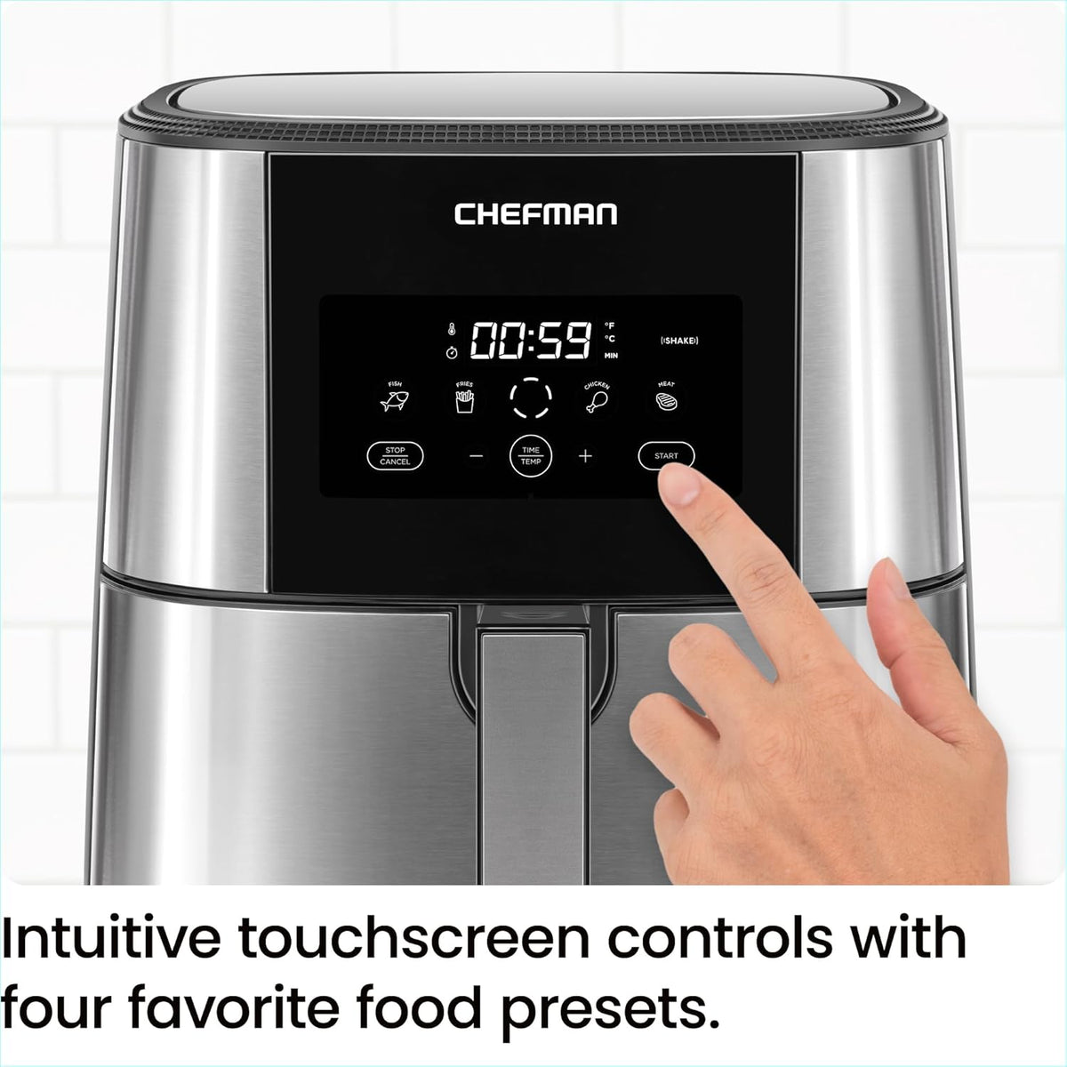 TurboFry® Touch Stainless-Steel Air Fryer