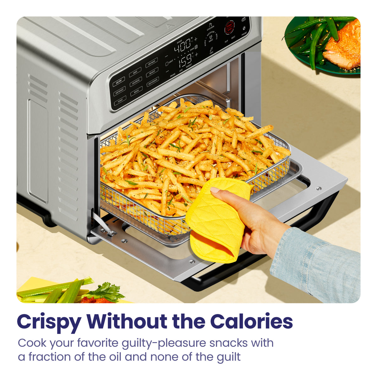 Horno + freidora de aire ExacTemp™ Chefman