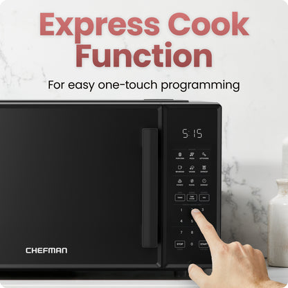 Horno microondas digital de encimera de 0.9 pies cúbicos