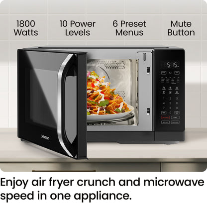 Horno microondas digital de encimera MicroCrisp de 8 pies cúbicos