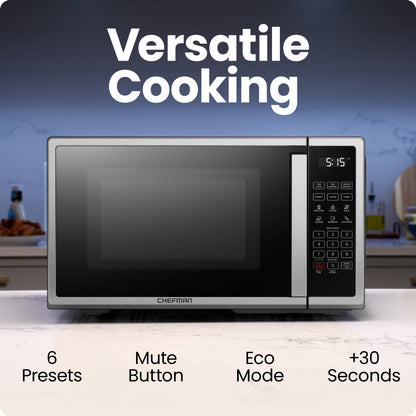 Countertop 0.7 Cu. Ft. Digital Stainless Microwave Oven