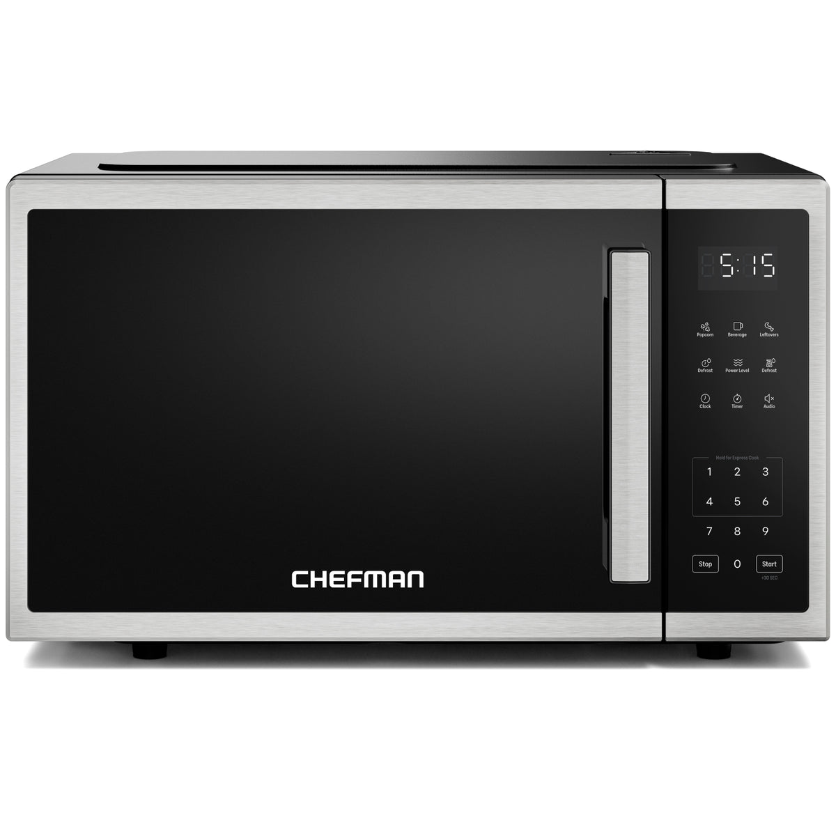 Countertop Digital Stainless Microwave Oven - 0.9 Cu Ft