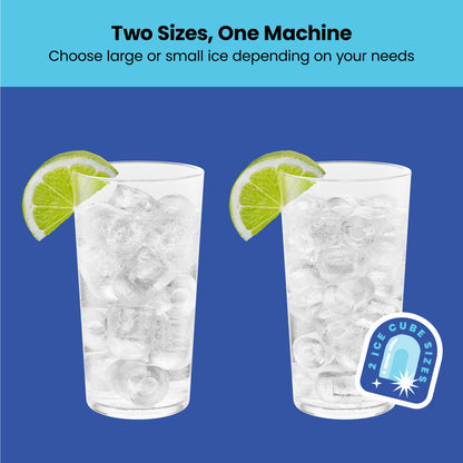 Máquina de hielo de dos tamaños de Iceman®