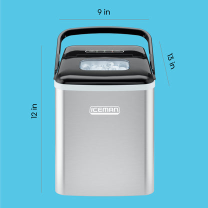 Máquina de hielo de dos tamaños de Iceman®